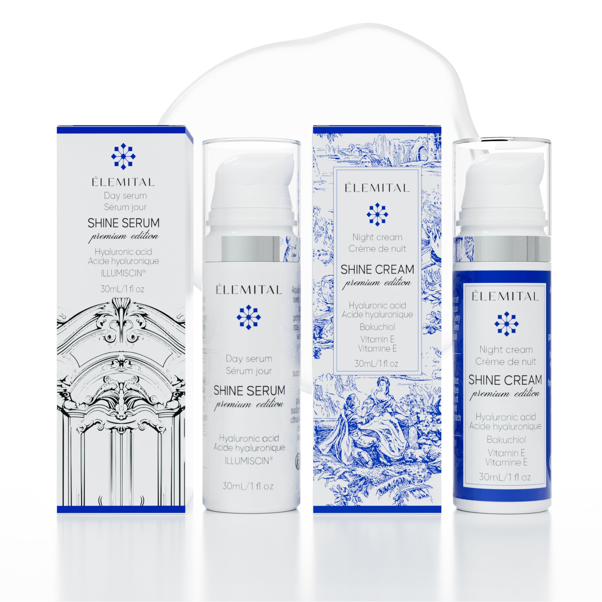 Combo Shine Serum Shine Cream