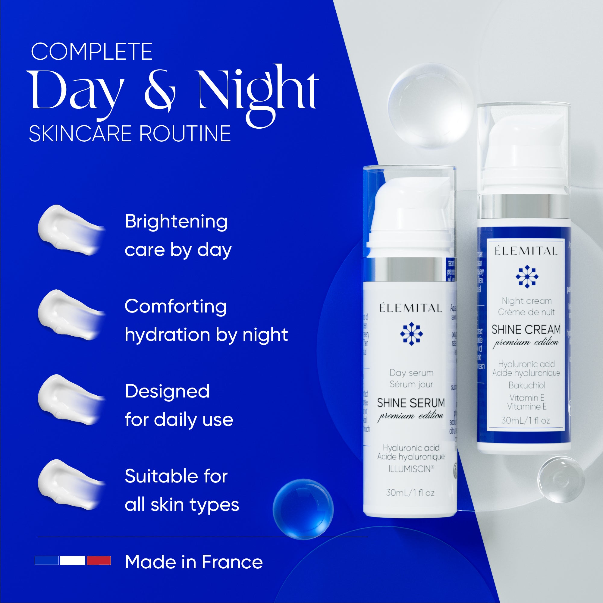Combo Shine Serum Shine Cream
