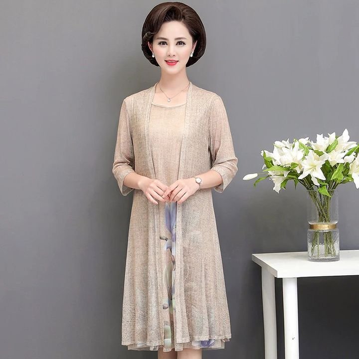 Women’s Elegant Dress with Floral Print