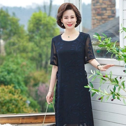 Women’s Elegant Dress with Floral Print