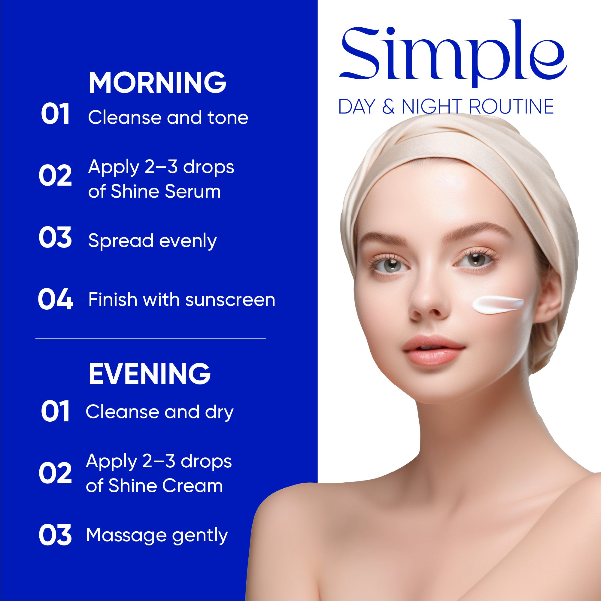 Combo Shine Serum Shine Cream