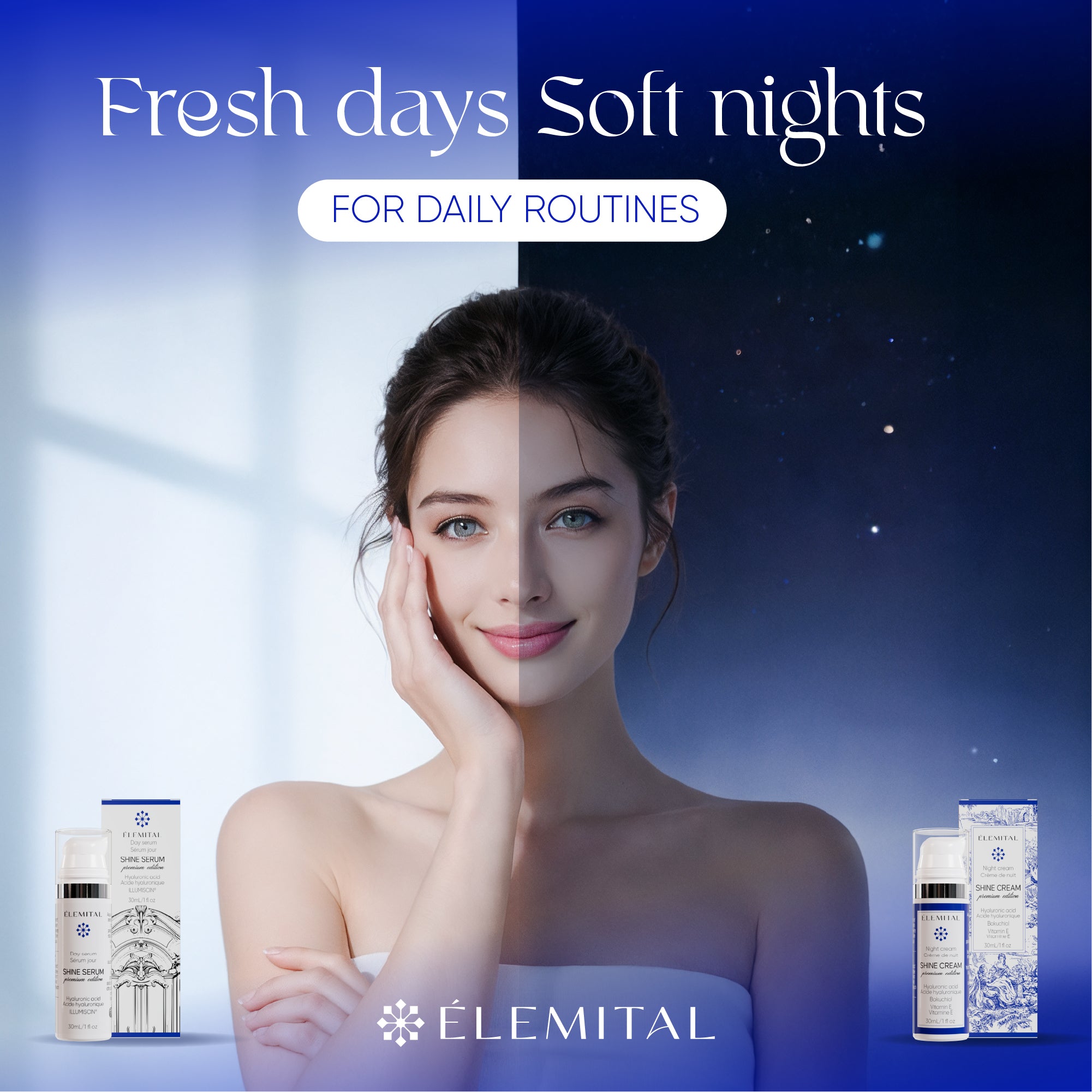 Combo Shine Serum Shine Cream