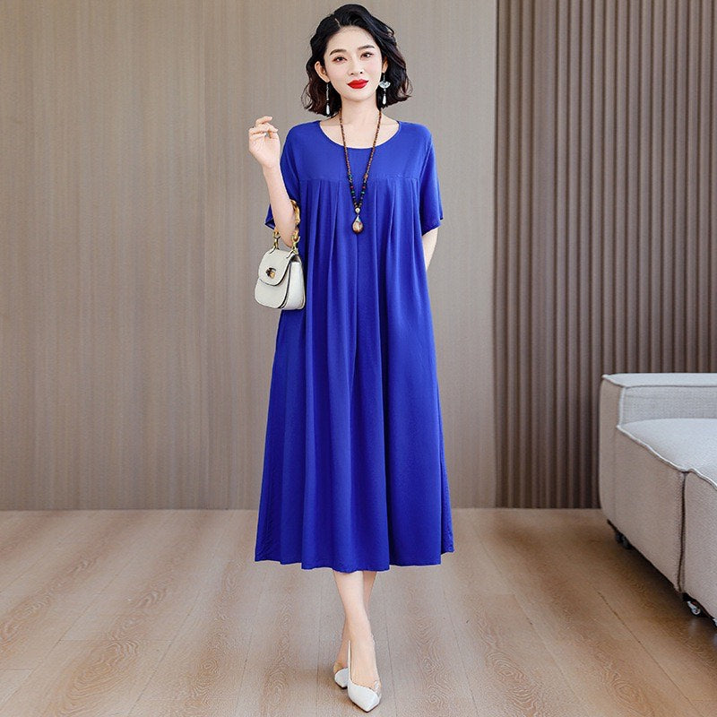 Women’s Casual Floral Maxi Dress (Loose Fit)