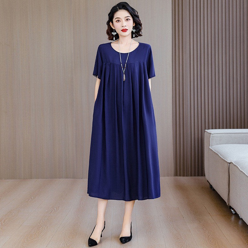 Women’s Casual Floral Maxi Dress (Loose Fit)