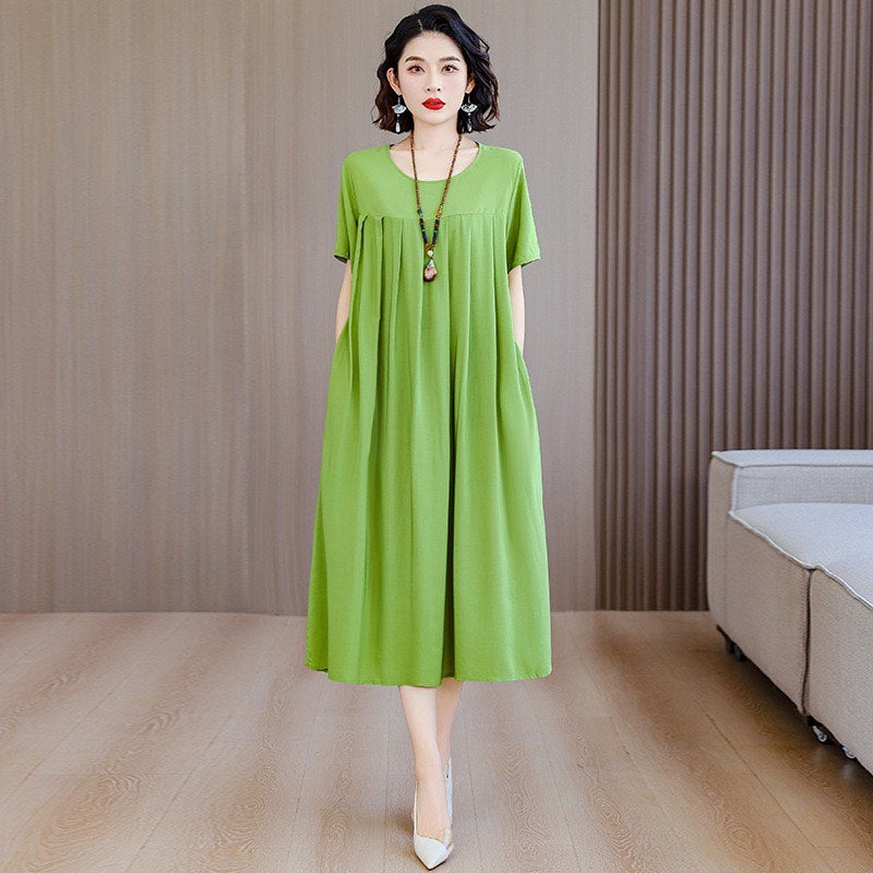 Women’s Casual Floral Maxi Dress (Loose Fit)