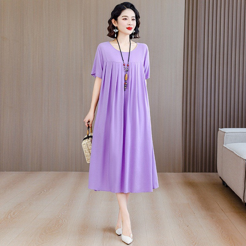 Women’s Casual Floral Maxi Dress (Loose Fit)