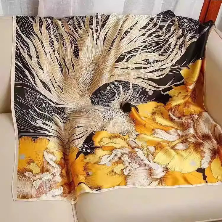 Women’s Elegant Silk Square Scarf