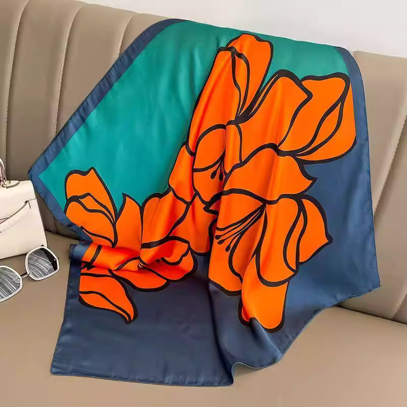 Women’s Elegant Silk Square Scarf