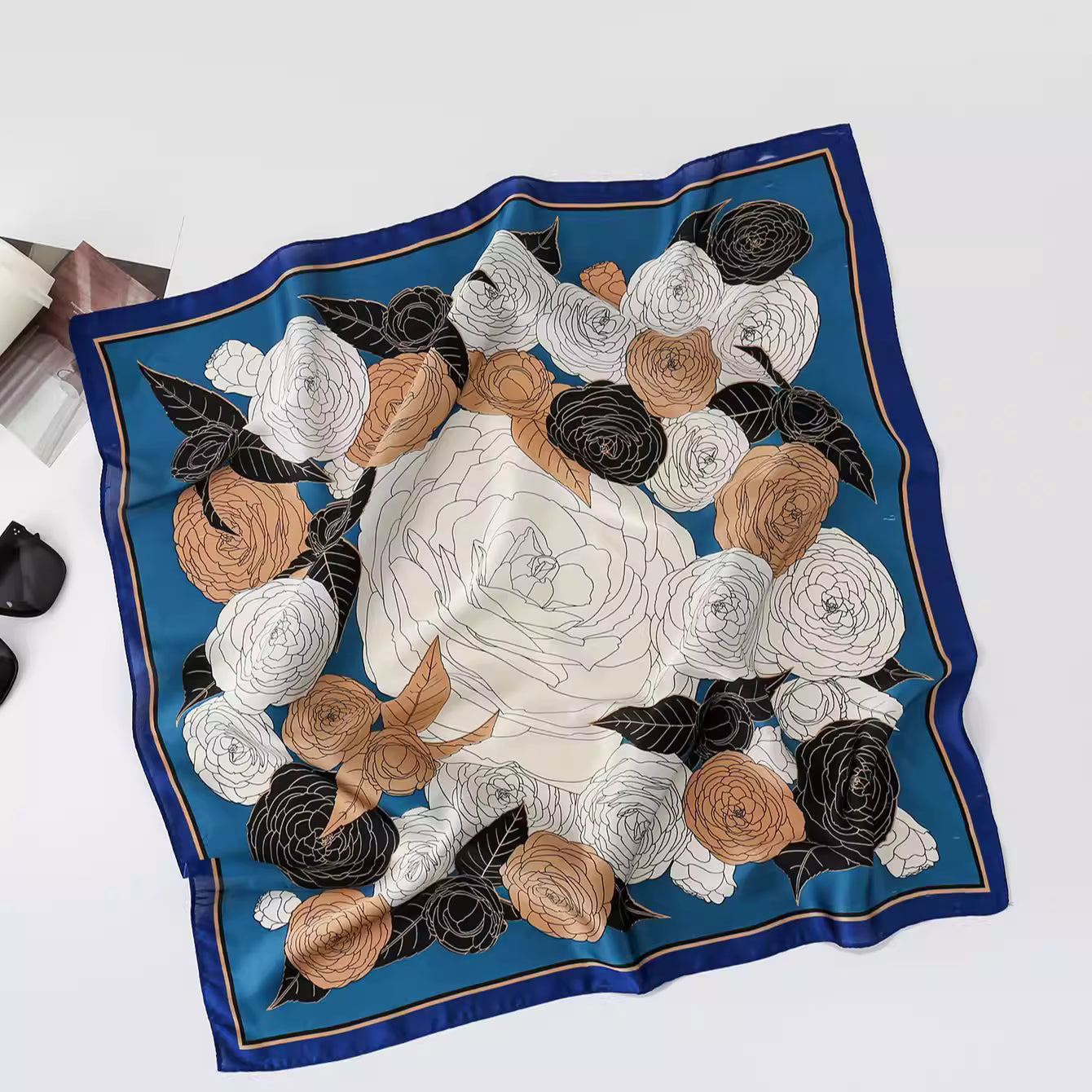 Women’s Elegant Silk Square Scarf