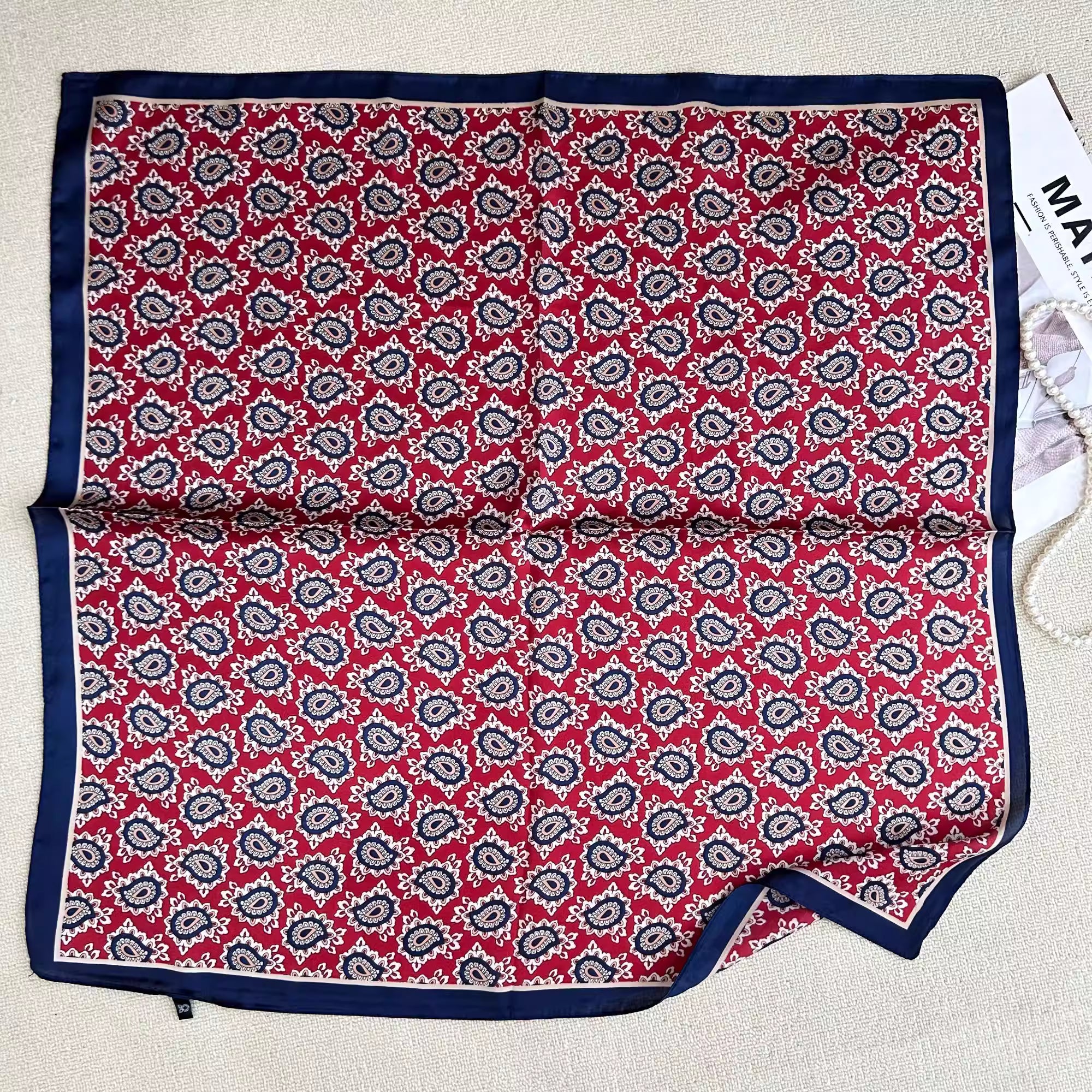 Women’s Elegant Silk Square Scarf