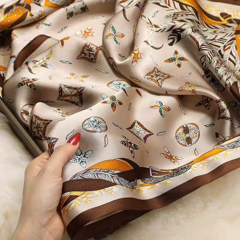 Women’s Elegant Silk Square Scarf