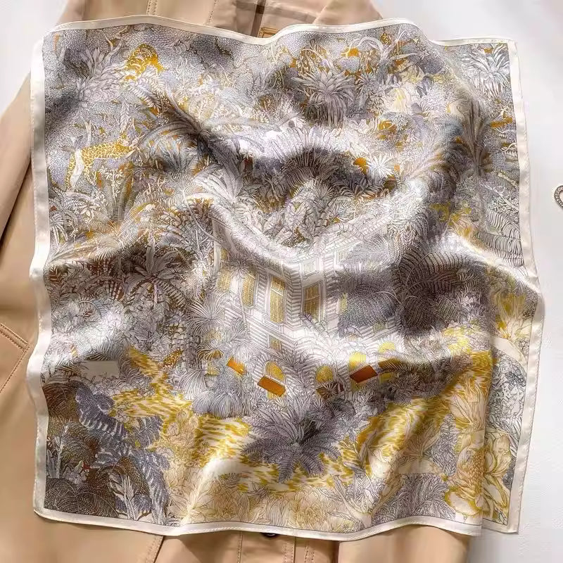 Women’s Elegant Silk Square Scarf