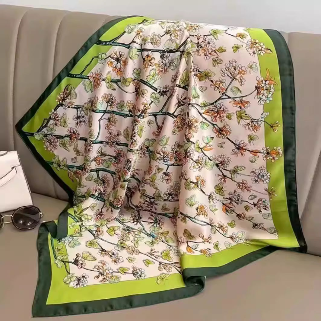 Women’s Elegant Silk Square Scarf