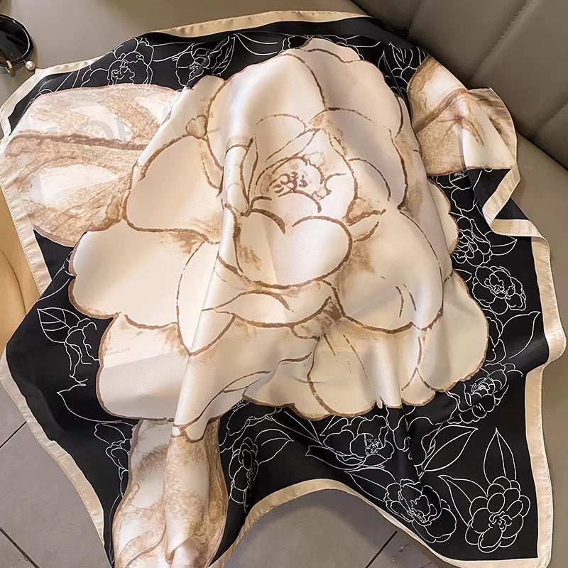 Women’s Elegant Silk Square Scarf