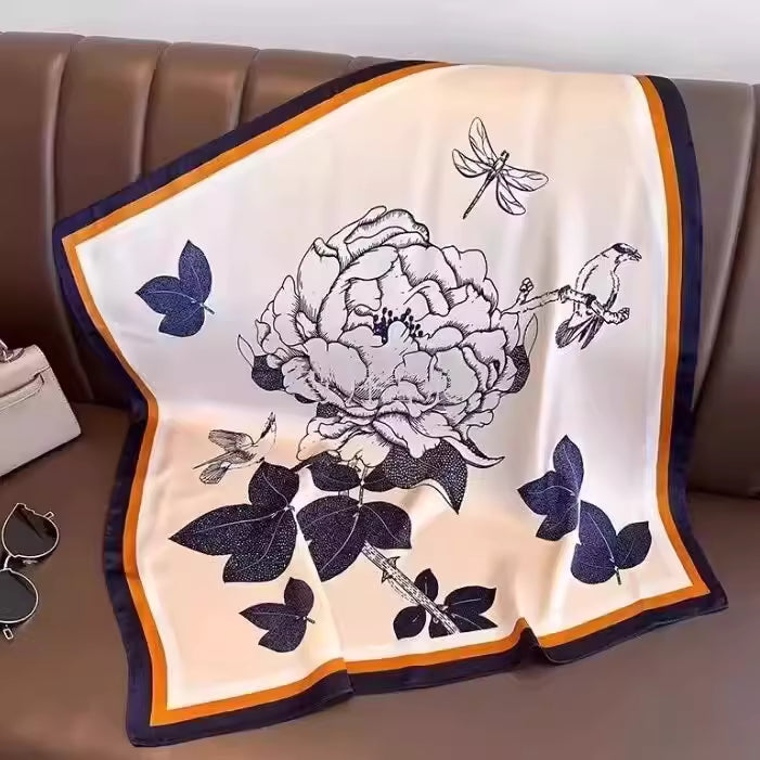 Women’s Elegant Silk Square Scarf