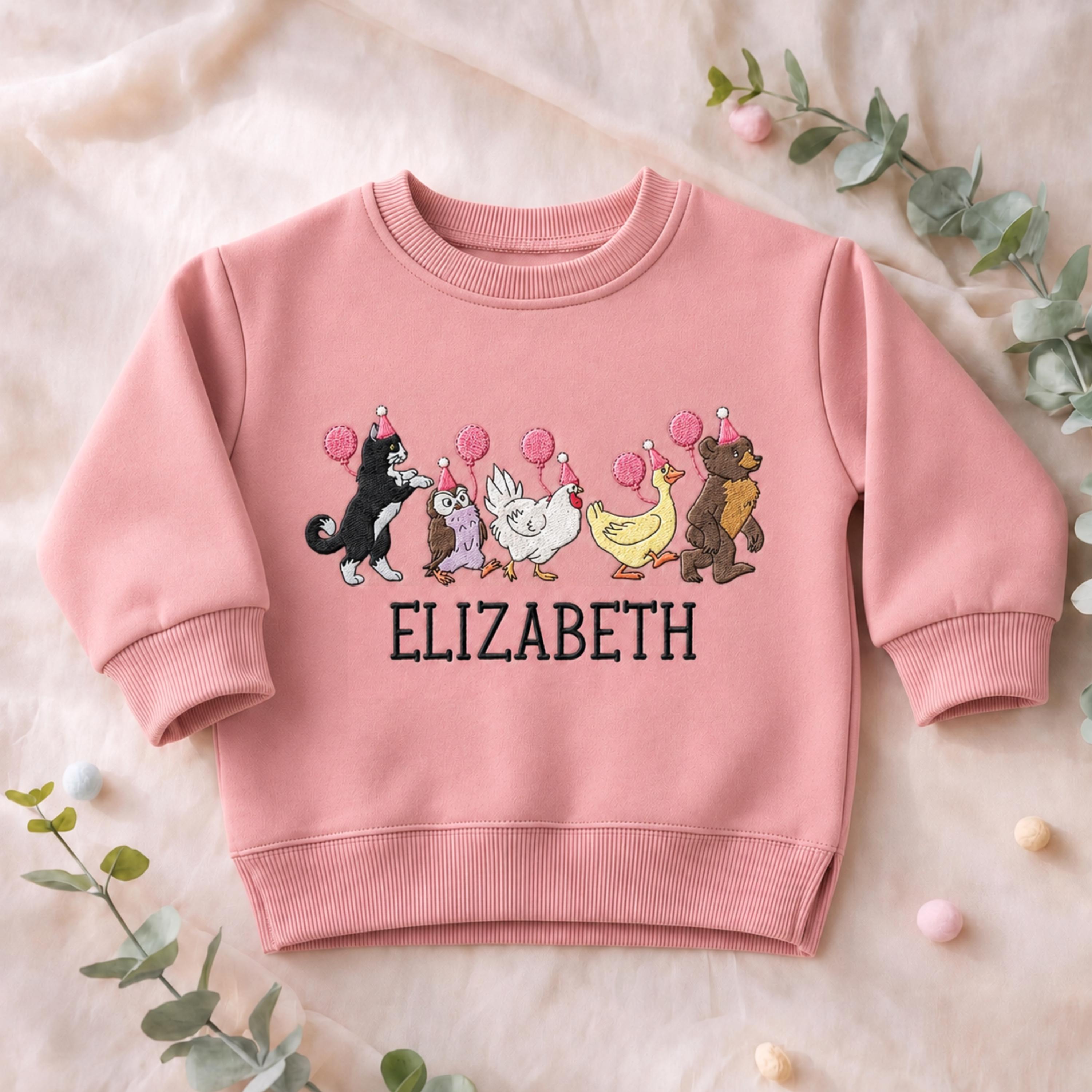 Personalized Little Bear Birthday Sweatshirt, Woodland Animal Birthday Outfit, Vintage Storybook Bear Shirt