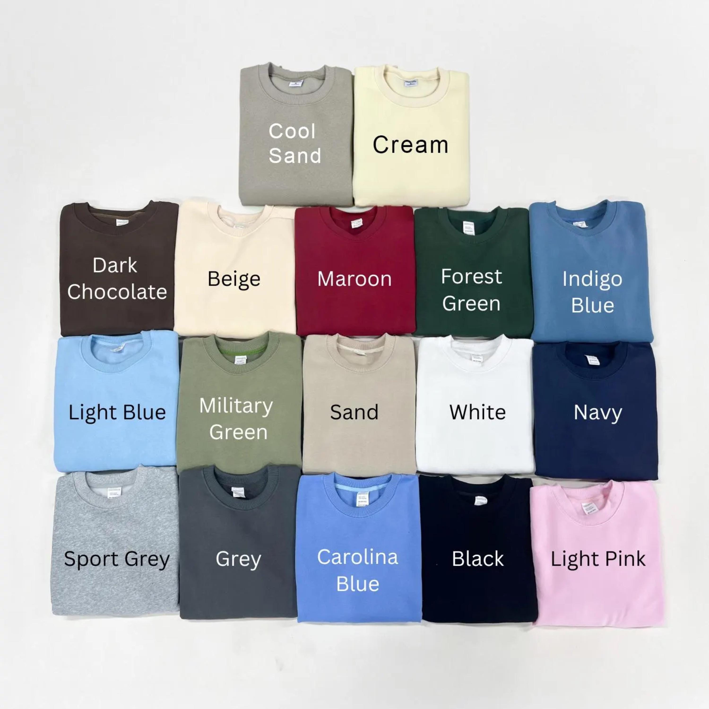 Personalized Name Toddler Sweatshirt, Tone on Tone Embroidered Baby Pullover, Minimal Custom Name Shirt