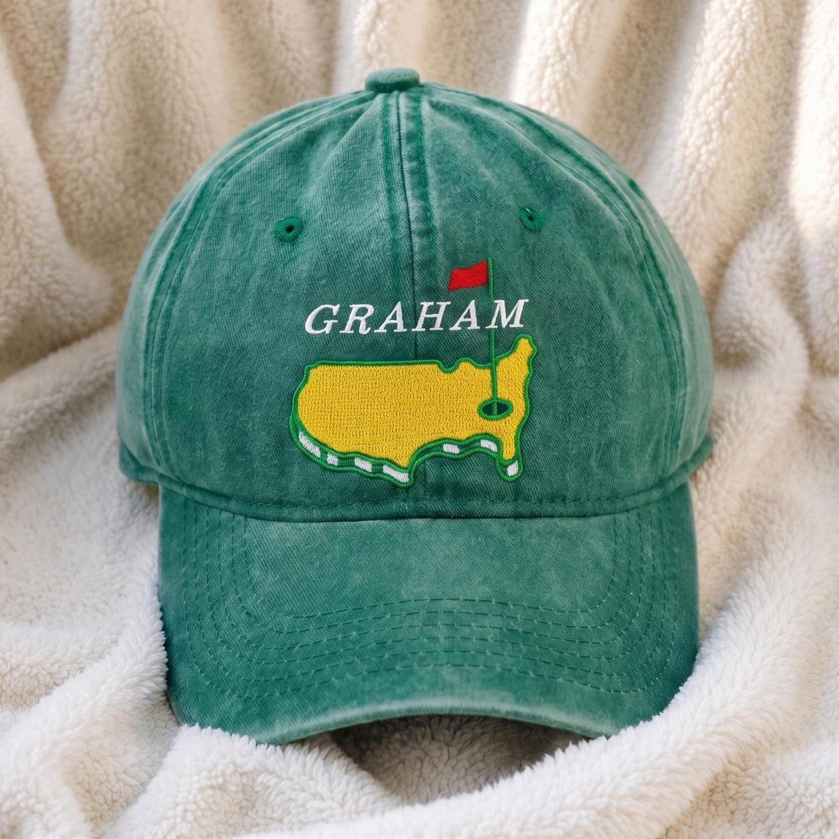 Personalized Toddler Golf Hat, Custom Name Embroidered Kids Cap, Baby Golf Hat, Golfer Gift for Boy